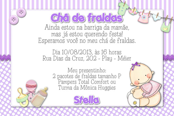 Web Com Arte Convites De Chá